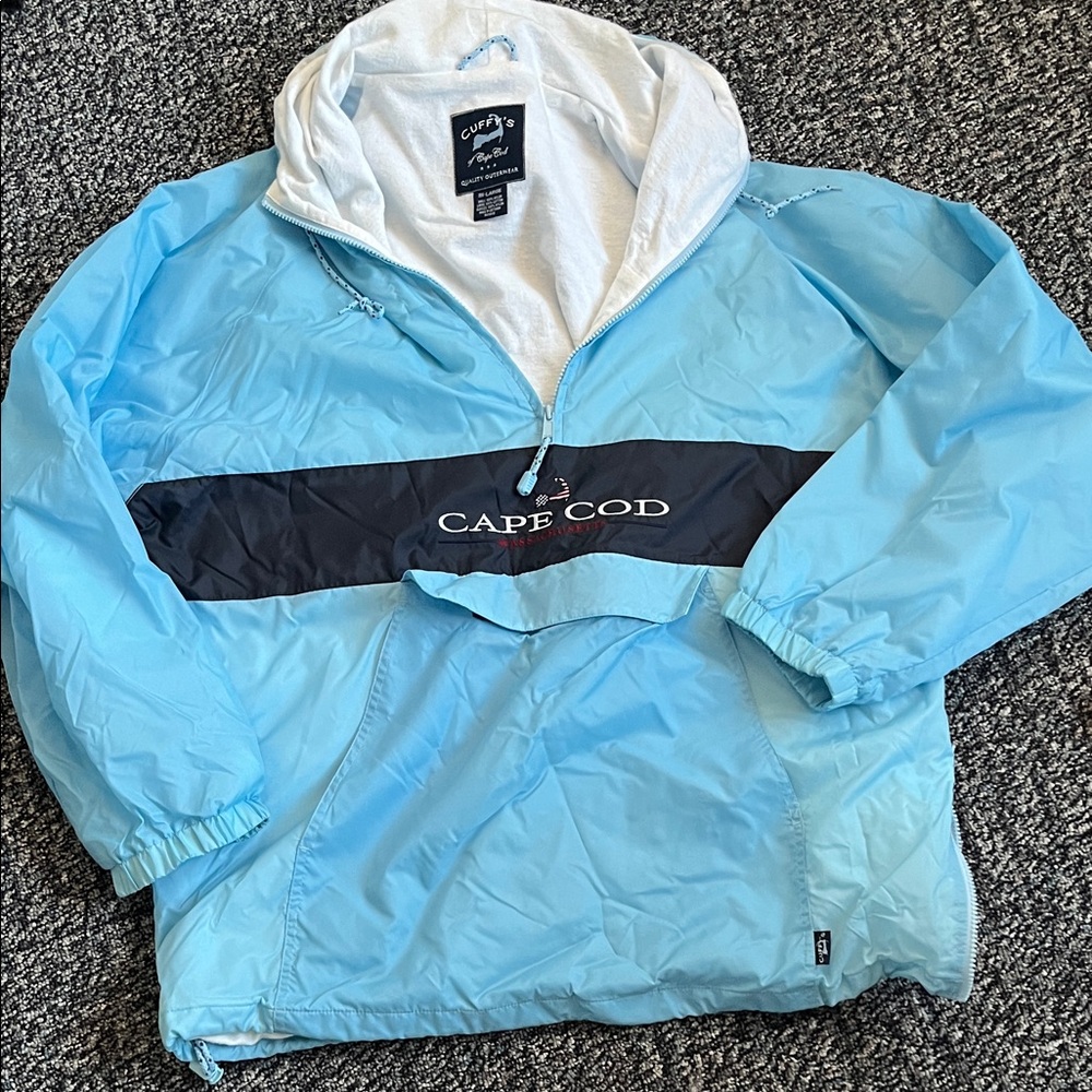 Cape Cod Blue Raincoat for Men - Picture 3 of 6